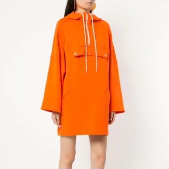 HOODIE-STYLE DRESS
Orange stretch cotton from WALK OF SHAME M - Picture 3 of 5
